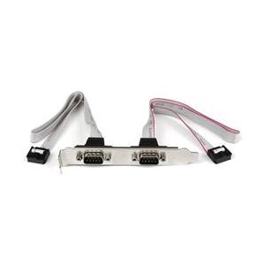 StarTech.com 2 Port 16in DB9 Serial Port Bracket to 10 Pin Header (PLATE9M2P16)