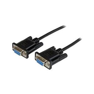 StarTech.com 2m Black DB9 Null Modem Cable (SCNM9FF2MBK)