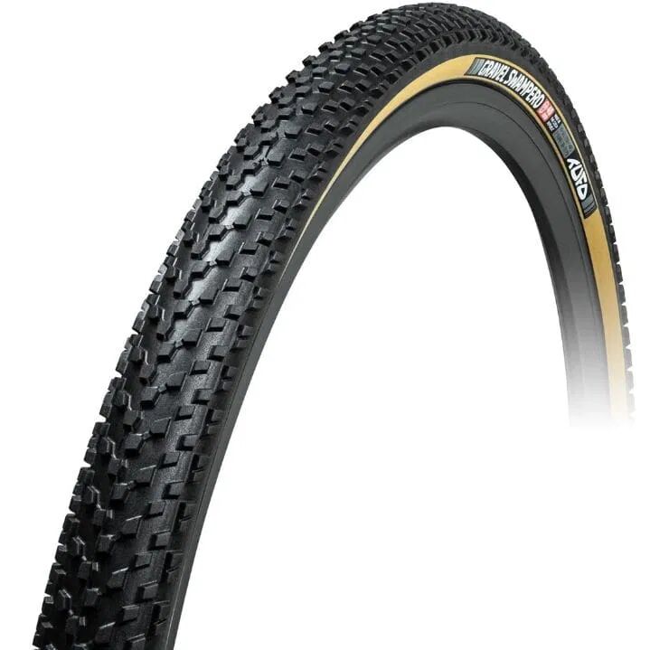 TUFO Gravel Swampero   700x36C (36-622)  Bande de roulement noir, flancs beige Tubeless Ready CRCA Oil silica tread compound Puncture proof ply