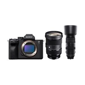 Sony Alpha ILCE-7 IV + Sigma 24-70mm f2,8 + Sigma 60-600mm f4,5-6,3   200,00€ Sigma Cashback   300,00€ Sommer Cashback 4.899,00€ Effektivpreis