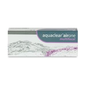 CooperVision Aquaclear airOne multifocal (30er Packung) Tageslinsen (0.5 dpt, Addition Low (0,75 - 2,25) & BC 8.6) mit UV-Schutz