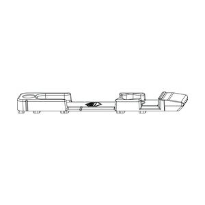 MACO Kippschließteil senkrecht Euronut 6/8/4, Falzluft 12 mm, universal (33932)