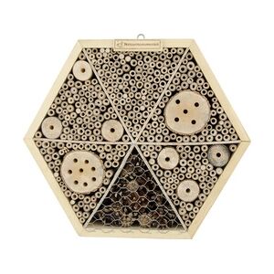 CJ Wildlife Insektenhaus Hexagon natur 8 x 33,6 x 33,6 cm