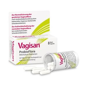 Vagisan ProbioFlora Milchsäure-Bakterien Vaginalkapseln 8 Stück