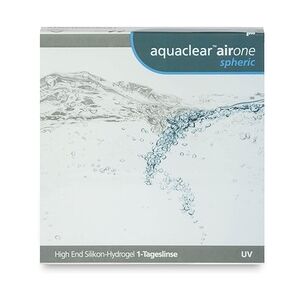 CooperVision Aquaclear airOne (90er Packung) Tageslinsen (-7 dpt & BC 8.6) mit UV-Schutz