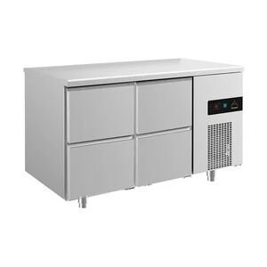 A&S polarny Groju Gastro Kühltisch Umluftkühlung 4 Schubladen 1400x700x850mm 281l -2/+8°C