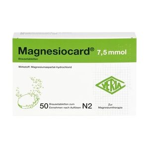 Verla MAGNESIOCARD 7,5 mmol Brausetabletten Zusätzliches Sortiment