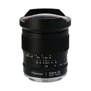 TTArtisan 11mm f2,8 Fisheye Canon EF Vollformat   nach 29.5 EUR 10% Pfingst-Rabatt