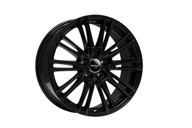 Wheelworld Alu-Felge WH18 7.5 x17 5/112 ET 45 Schwarz glänzend lackiert