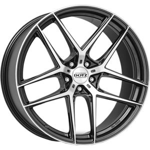 Llanta Dotz Lagunas 10x21 5x112 Et35 70.1 Gun Metal Polish