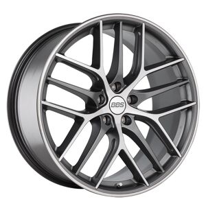 Llanta De Aluminio Bbs Cc-r 8.5x20 5x112 Et42 Frontal Mate Grafito Pulido