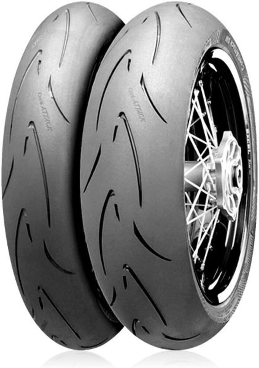 Neumático de carretera CONTINENTAL ContiAttack SM EVO 140/70-17 TL 66H