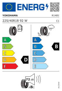 Neumatico Yokohama Advan Sport V105 225/40 R 18 92 W XL