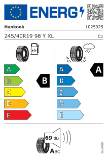 Neumatico Hankook Ventus S1 Evo 3 K127B 245/40 R 19 98 Y XL