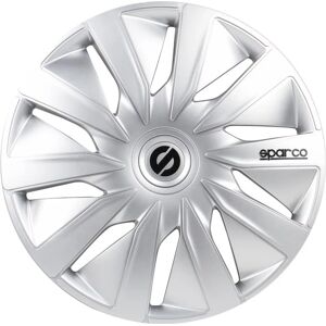 SPARCO Enjoliveur 13.0 pouces, quantité : 4, argent (Ref: SPC1390SV)