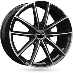 Gmp Jante Alu Gmp Titan 8.5x20 5x130 Et57 Noir Face Polie