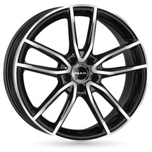 Mak Jante Alu Mak Evo 8.5x20 5x112 Et40 Noir Face Polie