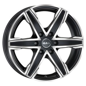 Mak Jante Alu Mak King6 9x20 6x139.7 Et38 Noir Mat Poli