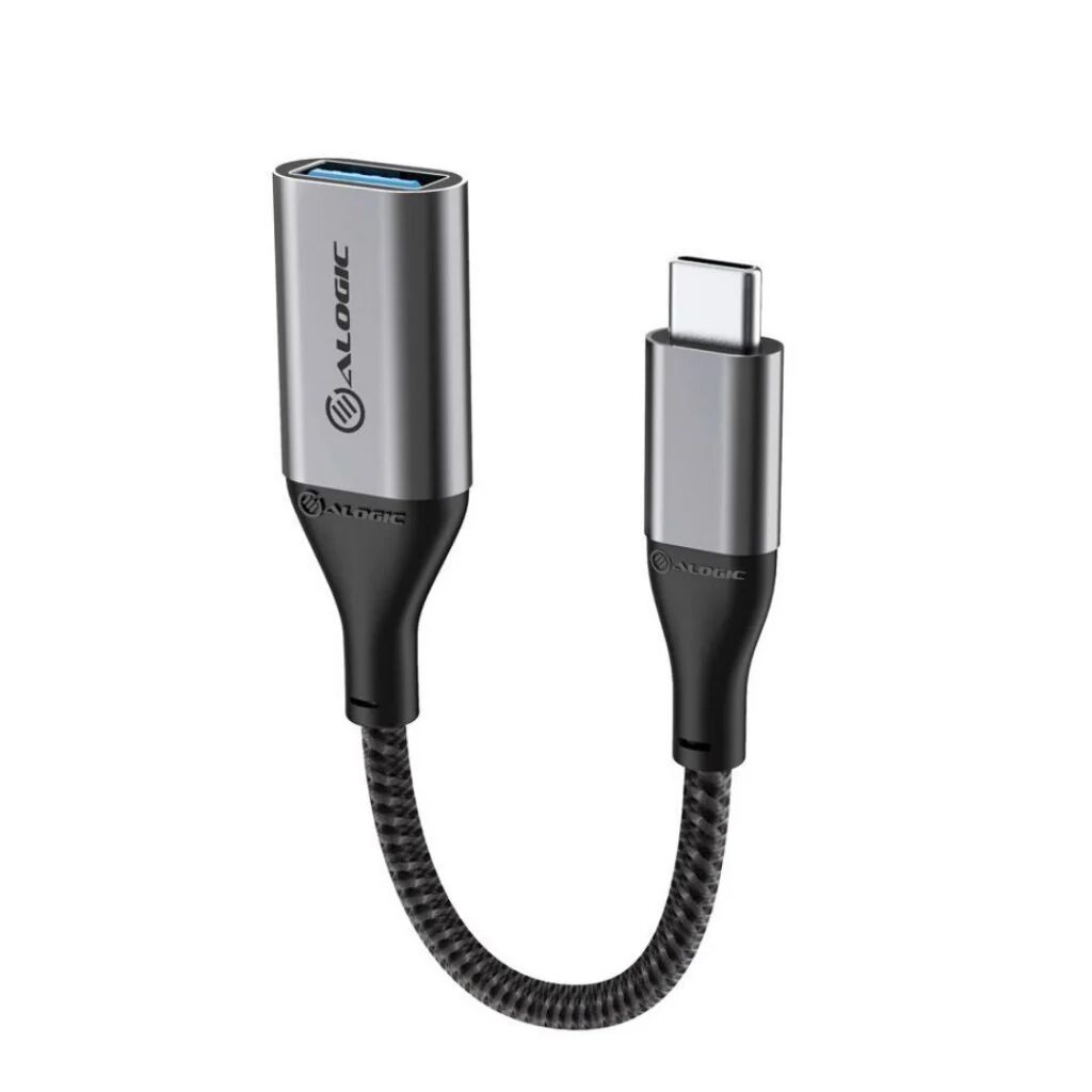 ALOGIC USB-C til USB-A Adapter 15 cm - Sort