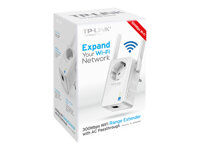 TP-Link 300Mbps Wireless N Wall Plugged Range Extender with Pass Through Atheros 2T2R 2.4GHz 802.11n/g/b Power on/off and Ranger Ext