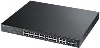 Zyxel GS2210-24HP, 24 PORT GIGABIT L2 MANAGED POE+ SWITCH 375WATT