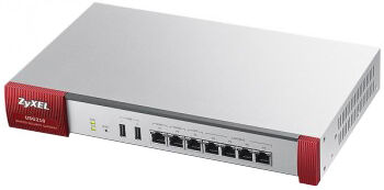 Zyxel USG210 UTM BDL FIREWALL APPLIANCE 10/100/1000, 4X LAN/DMZ, 2X WAN, 1XOPT UTM BUNDLE (AS,AV,CF,IDP) 1 YR