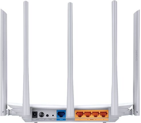 TP-Link AC1350 Dual Band Wireless Router Qualcomm 867Mbps at 5GHz + 450Mbps at 2.4GHz 802.11ac/a/b/g/n 1 10/100M WAN + 4 10/100M LAN