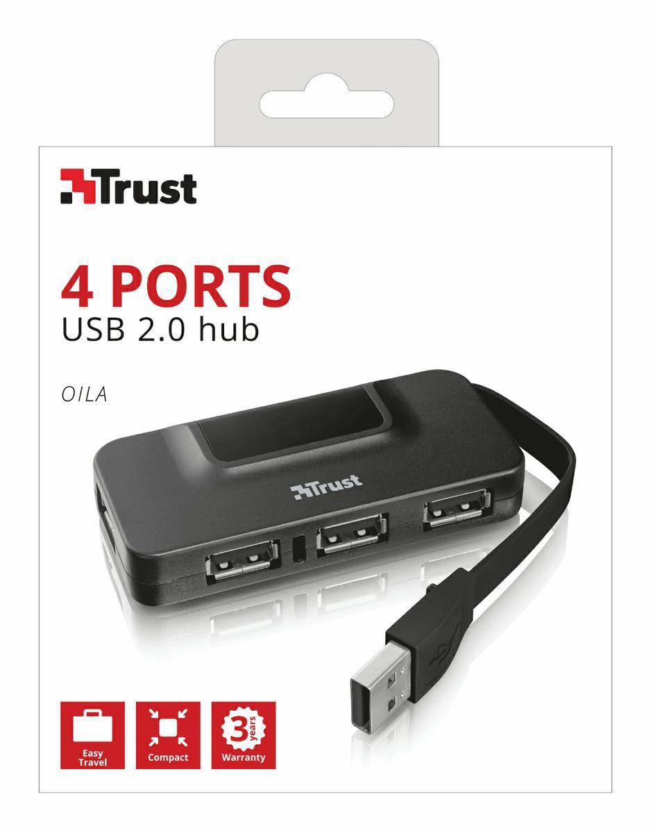 Trust Oila 4x USB2.0 jakaja