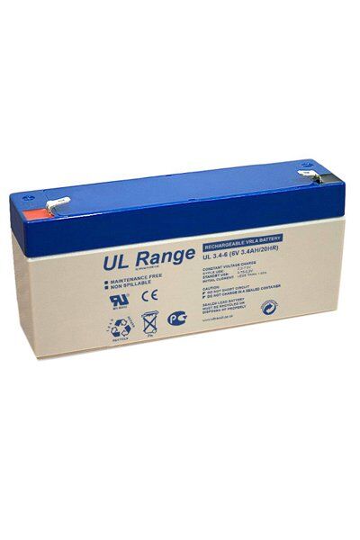 Sealed Lead Acid - AGM UltraCell BO-BS-UCLA59302 batteri (3400 mAh 6 V)