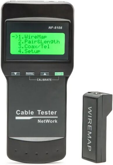 Luxorparts Kabeltester med LCD for nettverkskabel