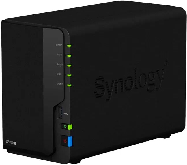 Synology DS220+ Nas for 2 harddisker