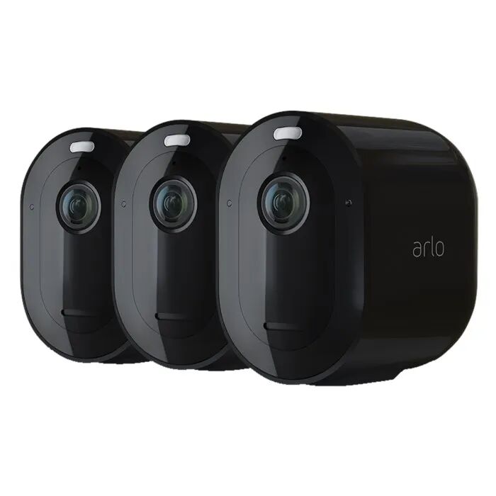 Arlo Pro 4 Spotlight overvåkingskamera 3-pk. Svart