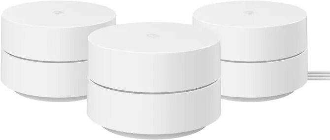 Google Wifi 2. gen. AC1200 Mesh-system 3-pk.