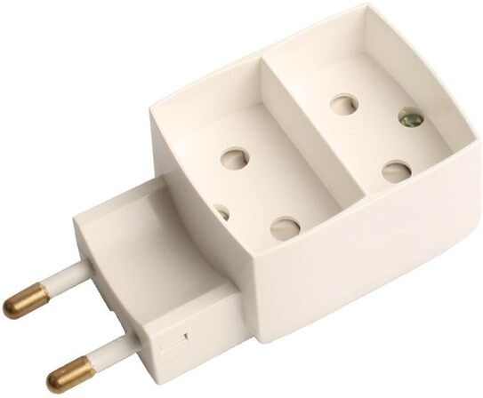 Elworks Multiway adaptor d12 2way flat white