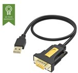 VISION Professional installation-grade USB-A to Serial RS-232