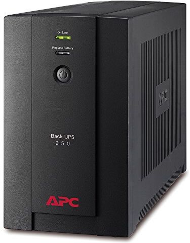 270B254 APC Back-UPS BX BX950UI oavbruten strömförsörjning 950 VA (AVR, 6 IEC utgångar, USB, avstängningsprogramvara)