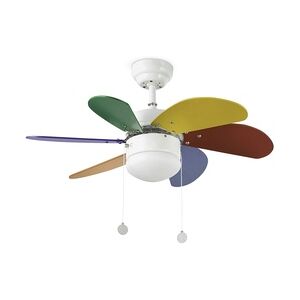 Faro Deckenventilator Palao Bunt 81 cm mit Licht 81