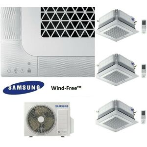 Samsung - Wind-Free Mini Kassette 1x2,0+2x5,0kW Klimaanlage Aussen 8,0kW Inverter