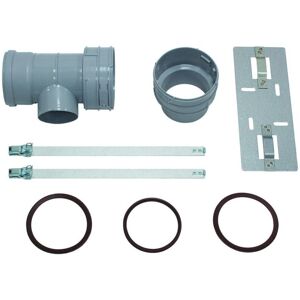 Set 7 T-Stück dn 100 für Abgas- anschl. 80/125 f.flex. Abgasl. dn 100,PP - Vaillant