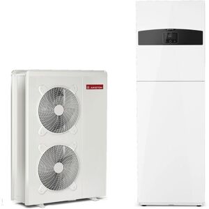 Ariston Group - Vernetzte kompakte Luft/Wasser-Wärmepumpe Nimbus Compact m mit elektrischem Zusatzgerät Ariston 12 kW, dreiphasig