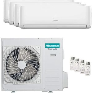 Hisense Hi-Comfort Quadri Split Klimaanlage 7000+9000+9000+9000 BTU Inverter A++ WLAN Außengerät 8,0 kW