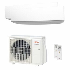 Fujitsu Siemens Klimaanlage KE-Serie Dual Split 9000+12000 BTU Inverter A+ Außengerät 5,4 kW