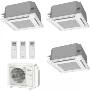 Fujitsu Trio Split KV Kompakt Kassettengerät 9+9+9 AOYG24KBTA3 AUXG09KVLA AUXG09KVLA AUXG09KVLA Klimaanlage R-32