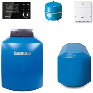 Buderus Paket K31/2 Öl-Brennwert-Heizgerät Logaplus GB125 35 kW Spe...