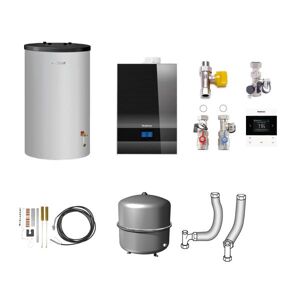 Buderus Gas-Brennwert Logaplus-Paket W50 GB192i.2-25 25kW H-Gas Spe...