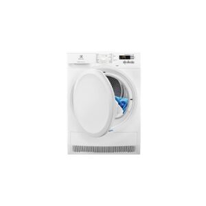 Electrolux EW7H428R3, Fritstående, Front-læsning, Varmepumpe, Hvid, Dreje, Hvid