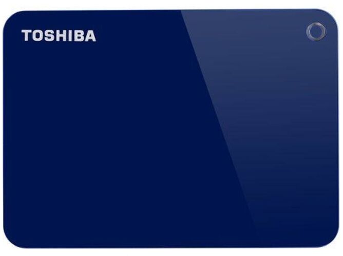 Toshiba Disco HDD Externo TOSHIBA Advance (Azul - 1 TB - USB 3.0)