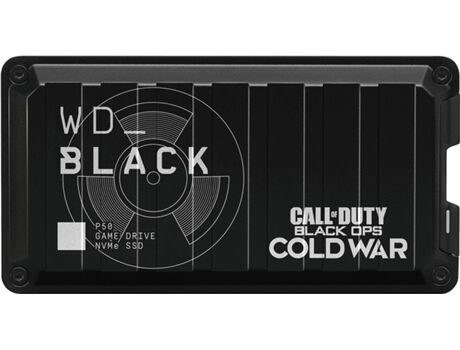 Western Digital Disco Externo WESTERN DIGITAL Call of Duty Black Ops Cold War Special Edition P50 Game (1 TB - USB 3.2)