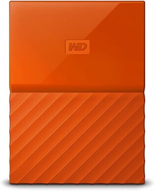 Western Digital Disco HDD Externo WESTERN DIGITAL My Passport (Naranja - 2 TB - USB 3.0)