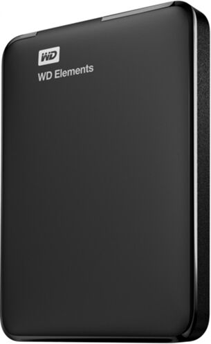 Western Digital Disco HDD Externo WESTERN DIGITAL Elements (Negro - 1 TB - USB 3.0)